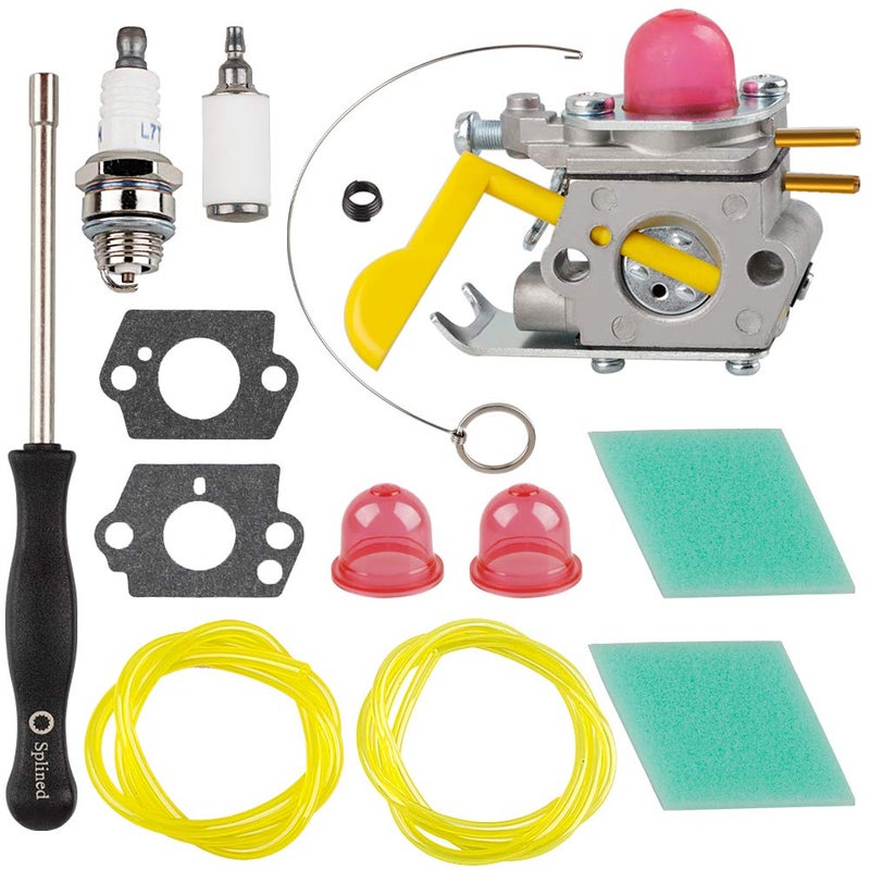 Ferilter SST25 Carburetor for Poulan Featherlite Weed Eater FL20 FL20C FL23 FL25 FL26 FL26C FX26 FX26S FX26SC SST25 SST25C TE475 P1500 String Trimmer 545081808 - Image 1